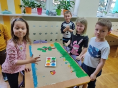 Malowanie dziesięcioma palcami- Gumisie