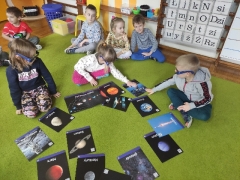 Zajęcia u Gumisiów pt. ,,Kosmiczna podróż